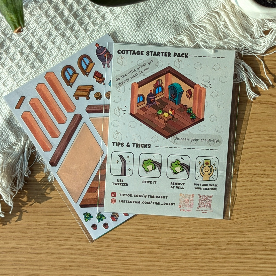 Timi Dabot Isometric A6 Sticker - Living Room – chub.my