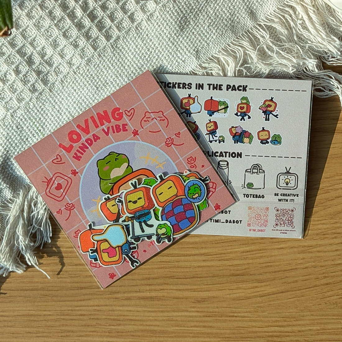 Timi Dabot Sticker Pack - Loving Kinda Vibe – chub.my