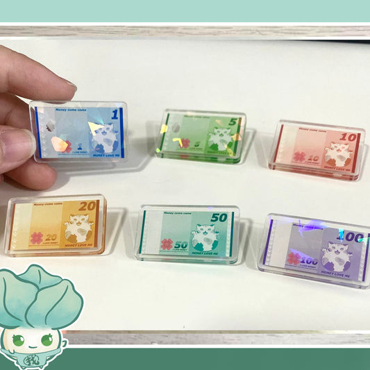 Blind Pack - Acrylic Pin - Money Love Me (The Fourth Series)