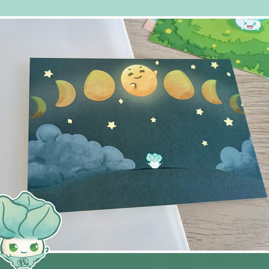 Postcard - The Moon