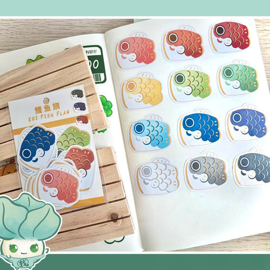 Sticker Pack - Koi Flag