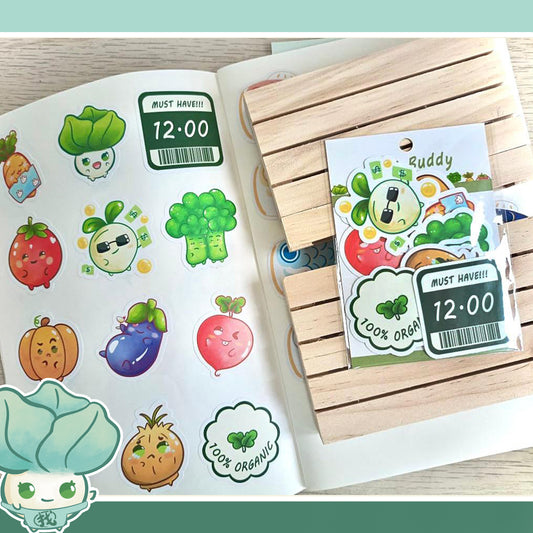Sticker Pack - Vegi Buddy