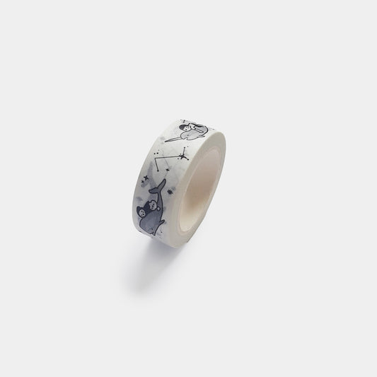 Nothingwejun | Whale - White Washi Tape