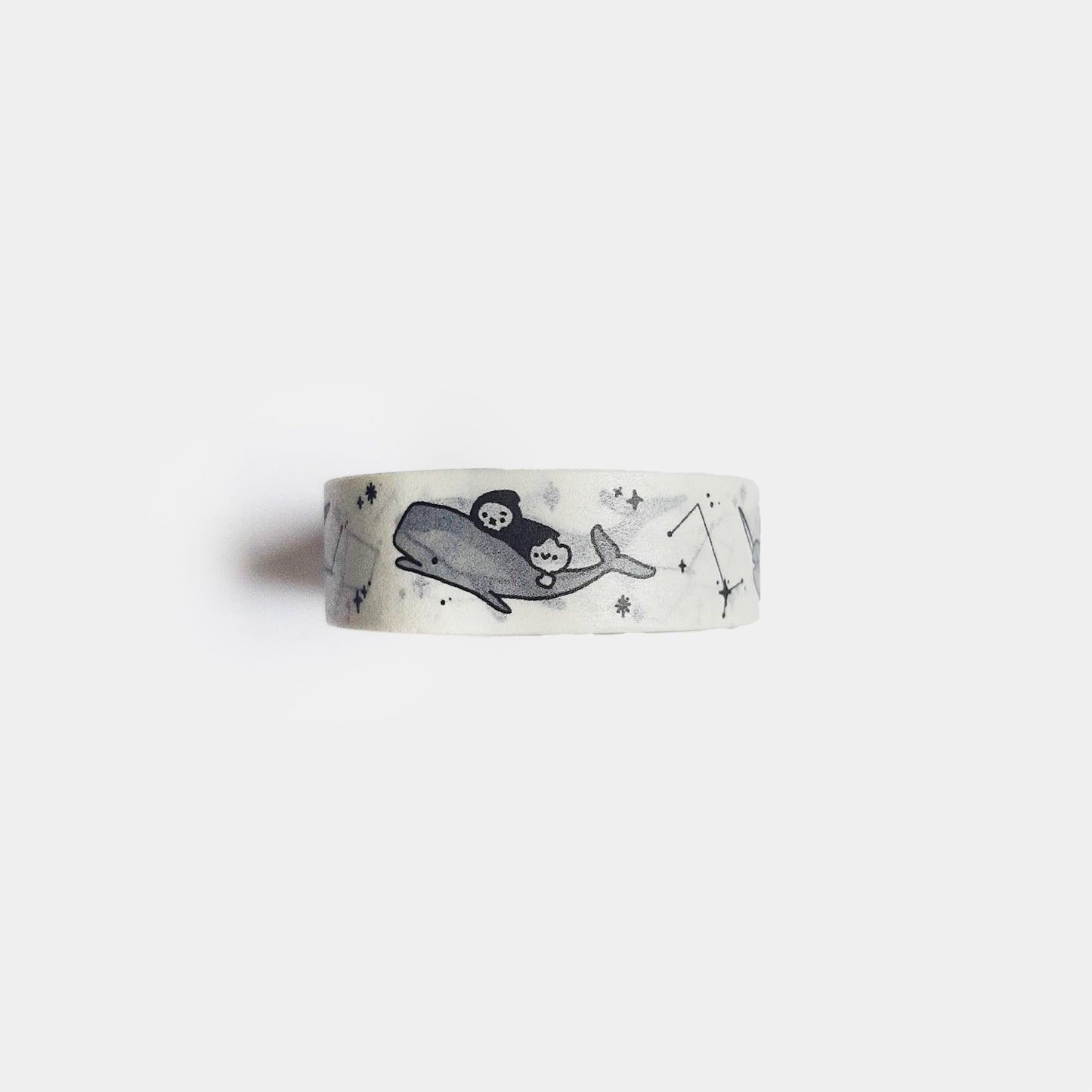 Nothingwejun | Whale - White Washi Tape