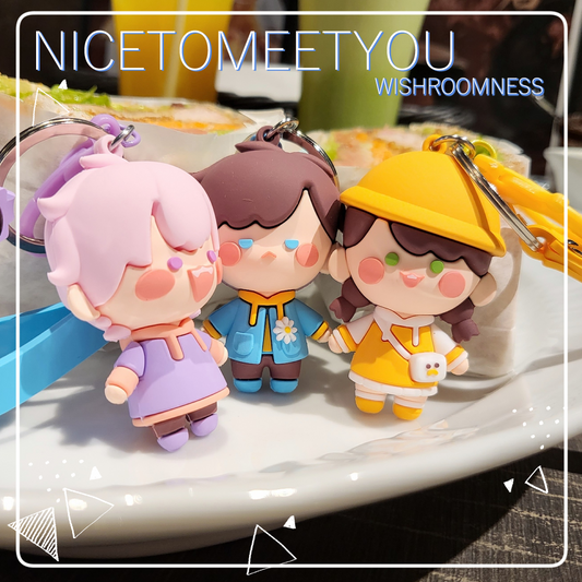 NTMY ✿ 3D PVC KEYCHAINS (3 Variations - MEW, Wyn, Daze)