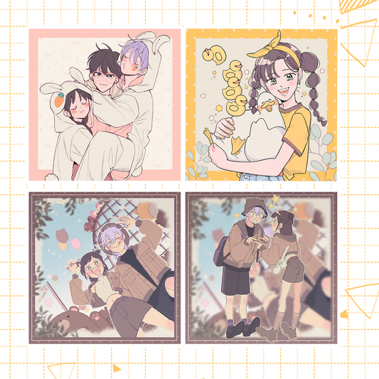 NTMY ✿ SQUARE PRINTS SET