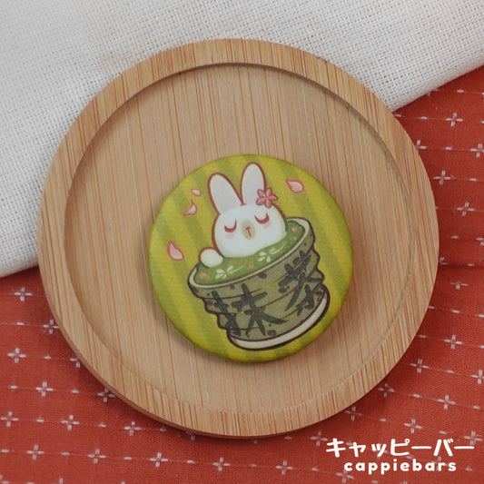 飲み物 badge - matcha usagi