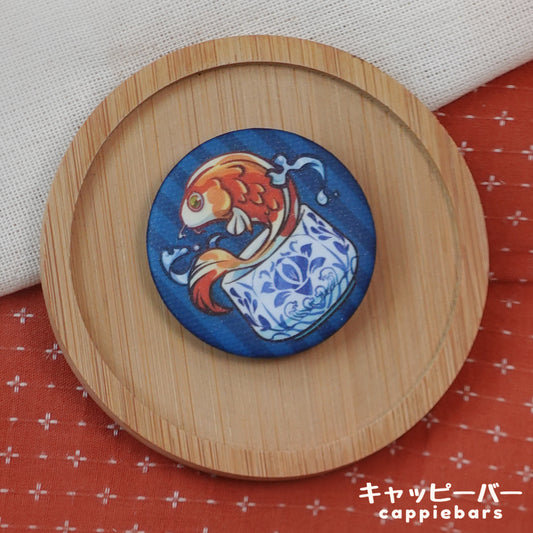 飲み物 badge - ocha koi