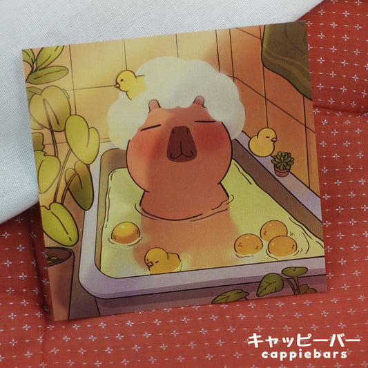 square print - bathing