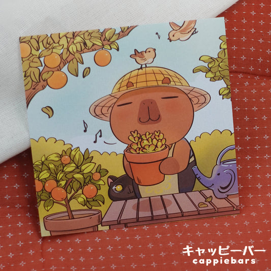 square print - gardener