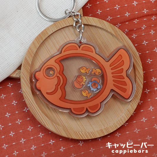 taiyaki shaker keychain