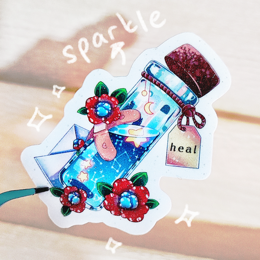 Message Vials Sticker Set