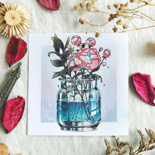 Senka - Fresh Flowers Art Print