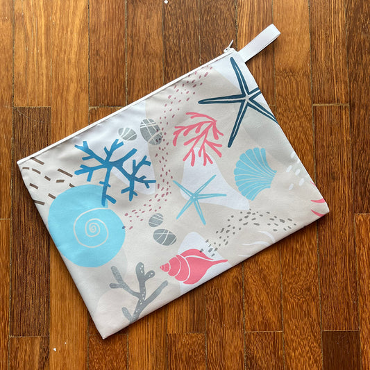 chiwayu A4 Canvas Pouch - Beige