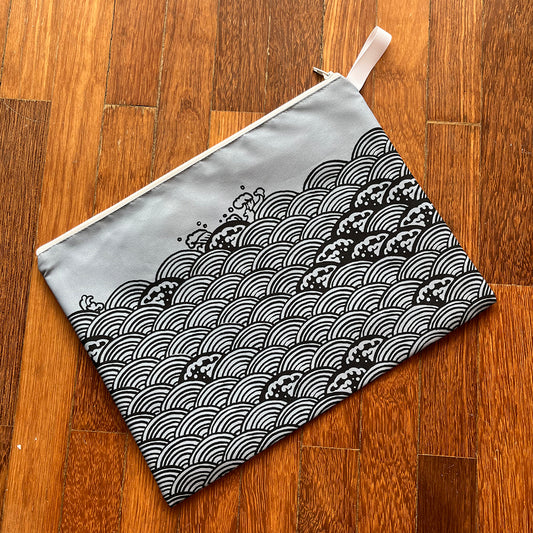 chiwayu A4 Canvas Pouch - Grey