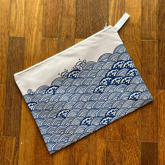 chiwayu A4 Canvas Pouch - Pink