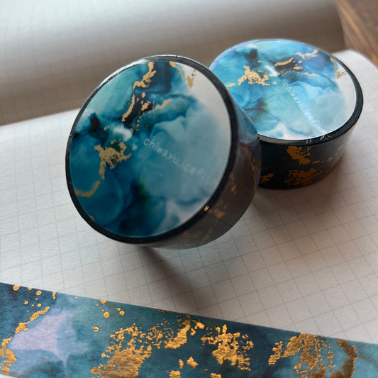 chiwayu Washi Tape - Blue Ink