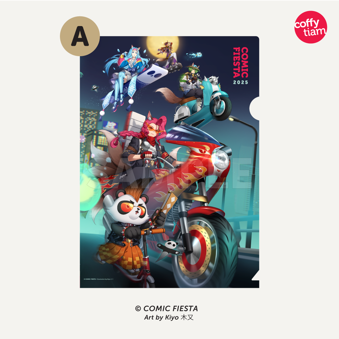 Comic Fiesta 2025 - A4 Folder [7 Designs]