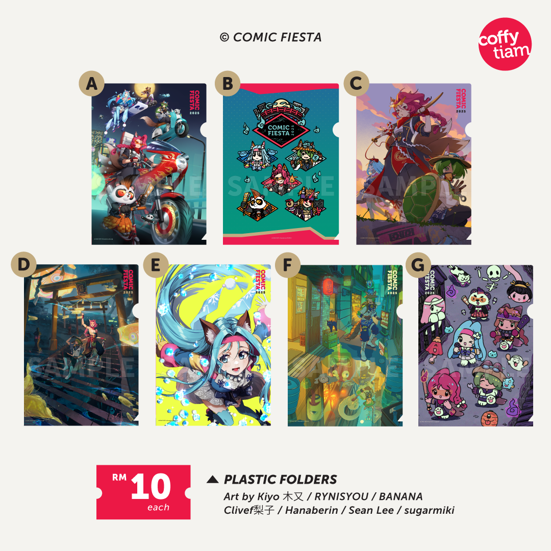 Comic Fiesta 2025 - A4 Folder [7 Designs]