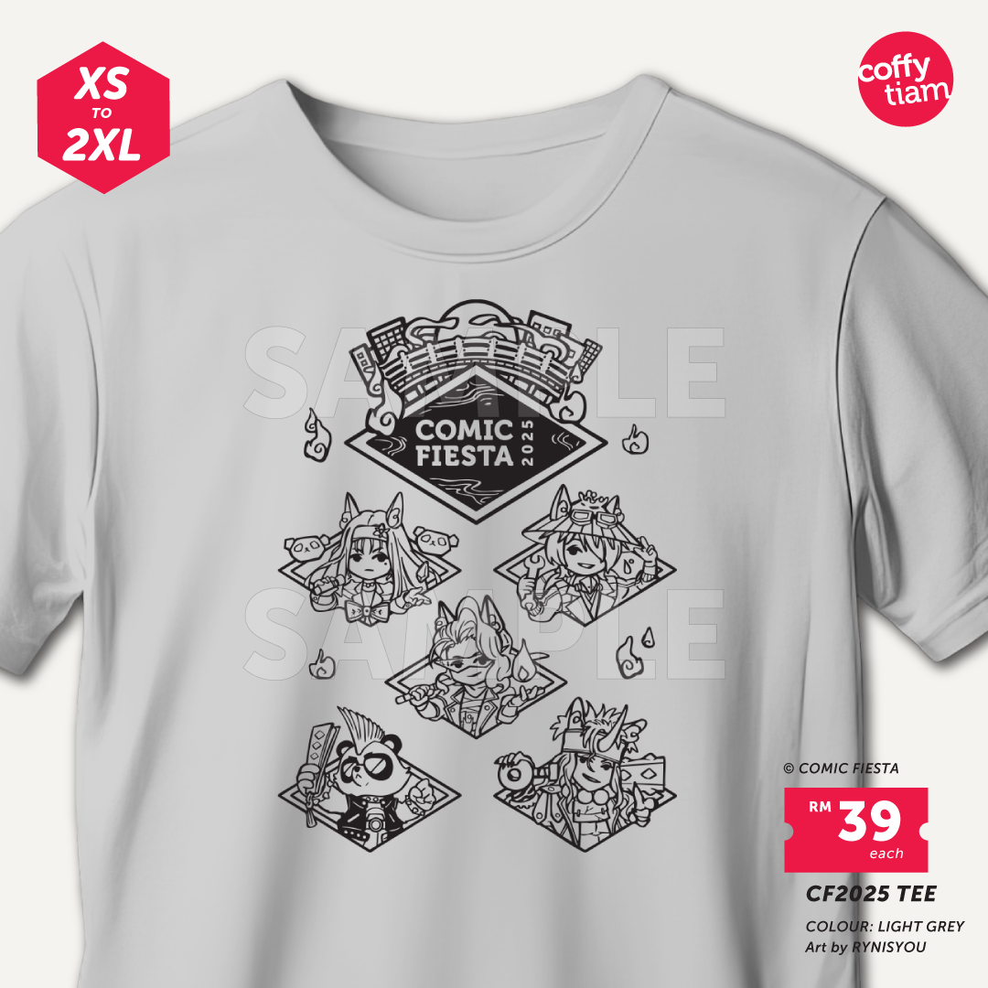 Comic Fiesta 2025 - Grey Tee [S-XXL]