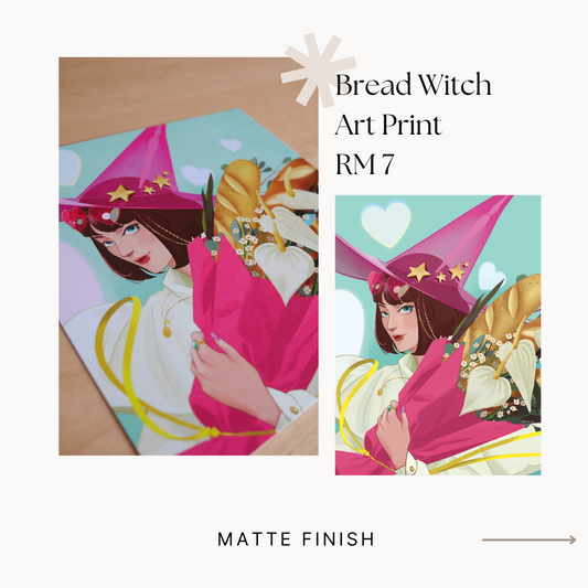 Bread Witch Art Print