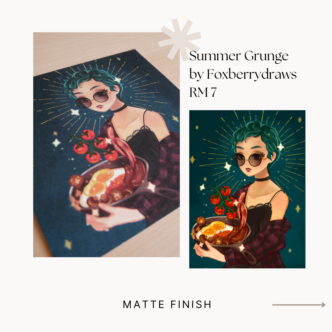 Summer Grunge Art Print