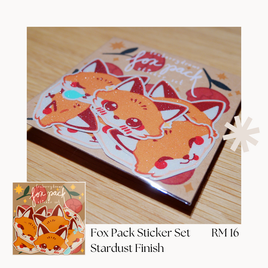 Fox Pack Sticker Set