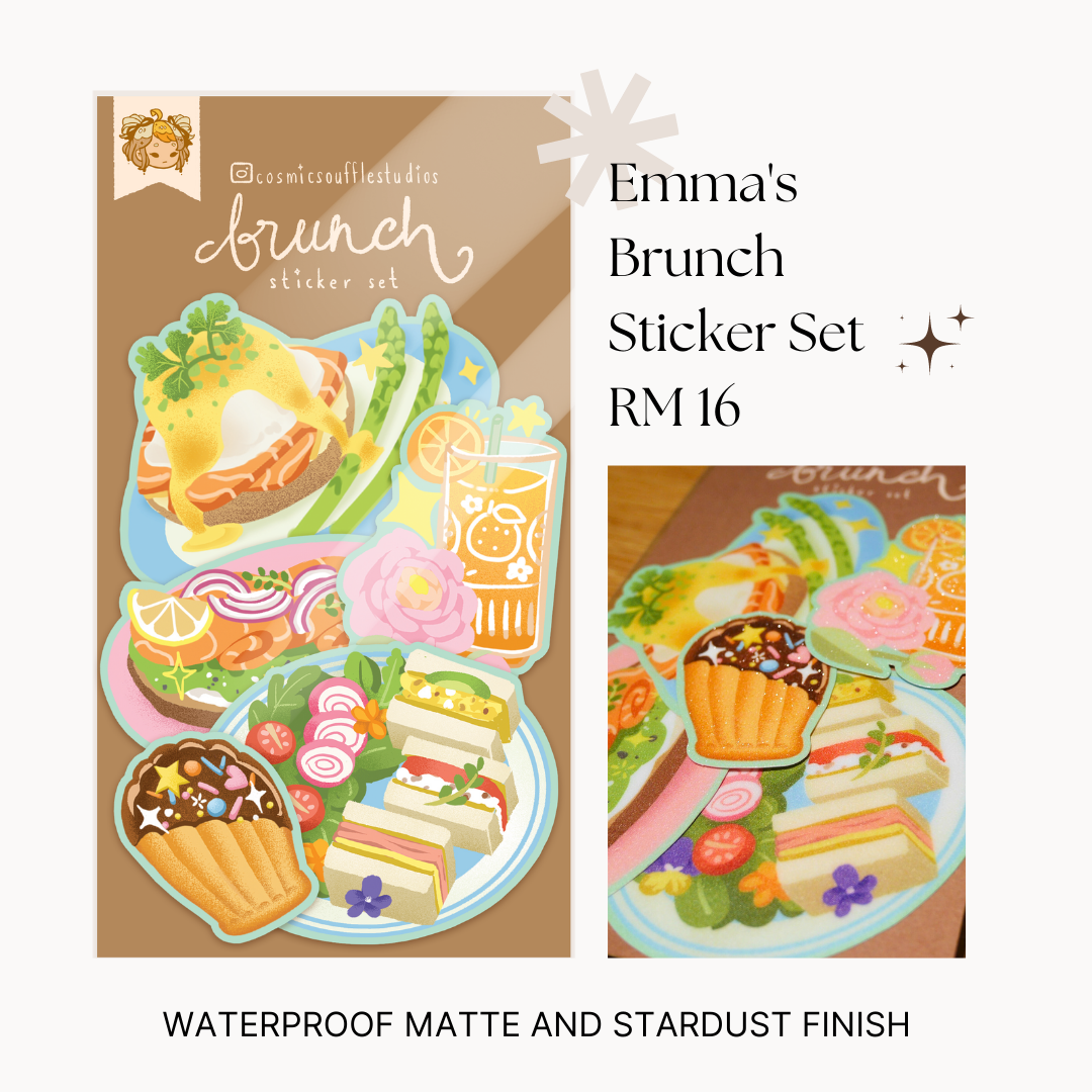 Emma's Brunch Sticker Set