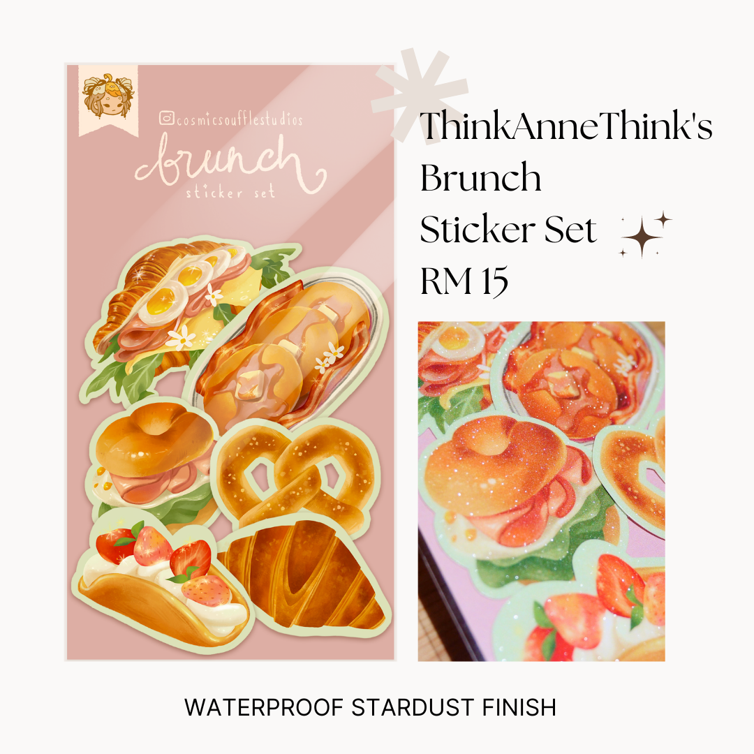 Brunch Sticker Set by ThinkAnneThink