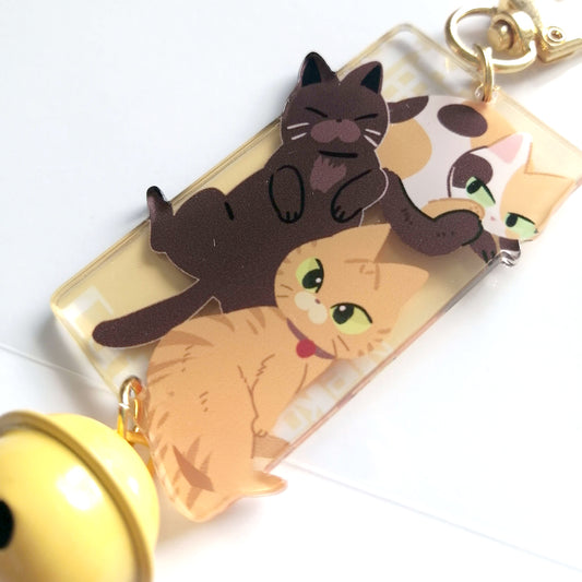 Creepyllama - Cat Keychain