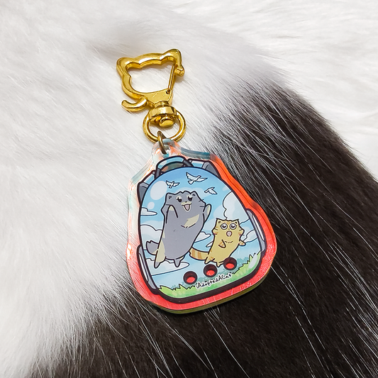 ๆ้ฌๆฅๅธธ iAdoptedACat : Charm - Take meow out - Charcoal & Pudding