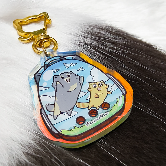 ๆ้ฌๆฅๅธธ iAdoptedACat : Charm - Take meow out - Charcoal & Pudding