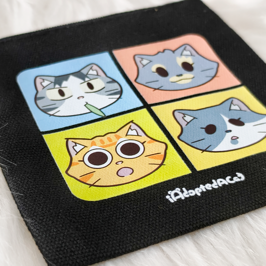 果醬日常 iAdoptedACat : Pouch - Black