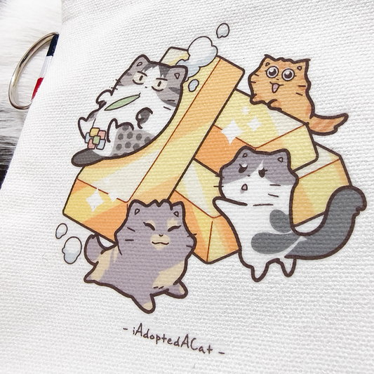 果醬日常 iAdoptedACat : Pouch - Gold Slide