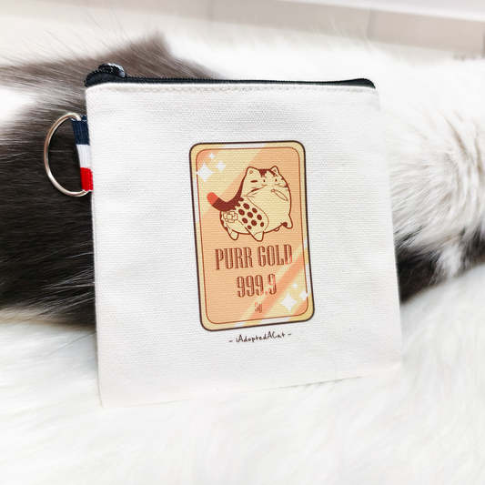 果醬日常 iAdoptedACat : Pouch - Jam Goldbar