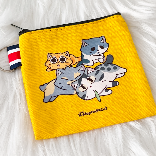 果醬日常 iAdoptedACat : Pouch - Yellow