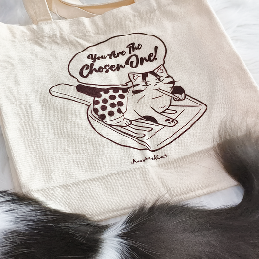 果醬日常 iAdoptedACat : Tote bag (You Are The Chosen One)