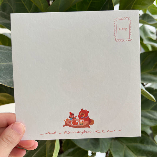 Robin delivery | Postcard