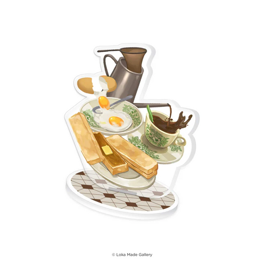 Local Delights 'Kopitiam Breakfast' - Standee Clip Stamp