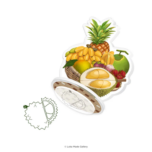 Local Delights 'Local Tropical Fruits' - Standee Clip Stamp