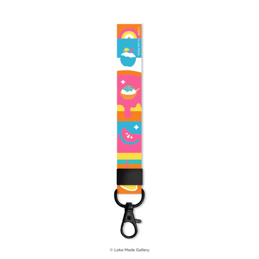 Warna-warni Strap 'Tropical Sun Wave' - Short Lanyard