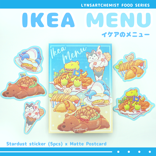 Festival Series Postcard & Sticker Pack | Ikea Menu