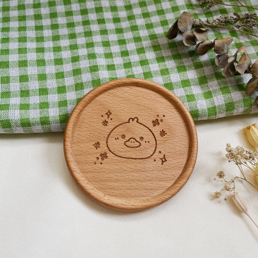 Panda Yoong | Duck wooden coaster