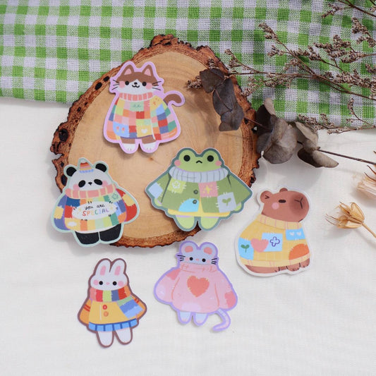 Sweater buddies sticker pack