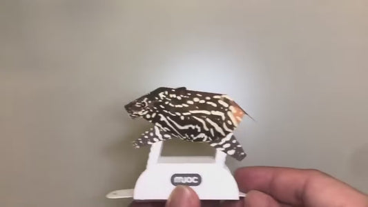 Baby Malayan Tapir Running Paper Toy