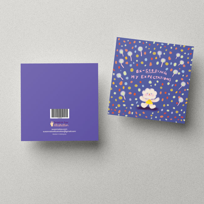 Ex-Seeding My Expectations Greeting Card – chub.my