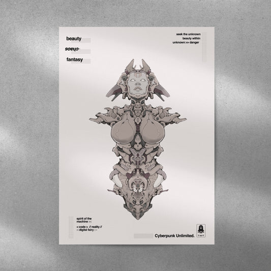 TixiT Art Print - Cyberfairy