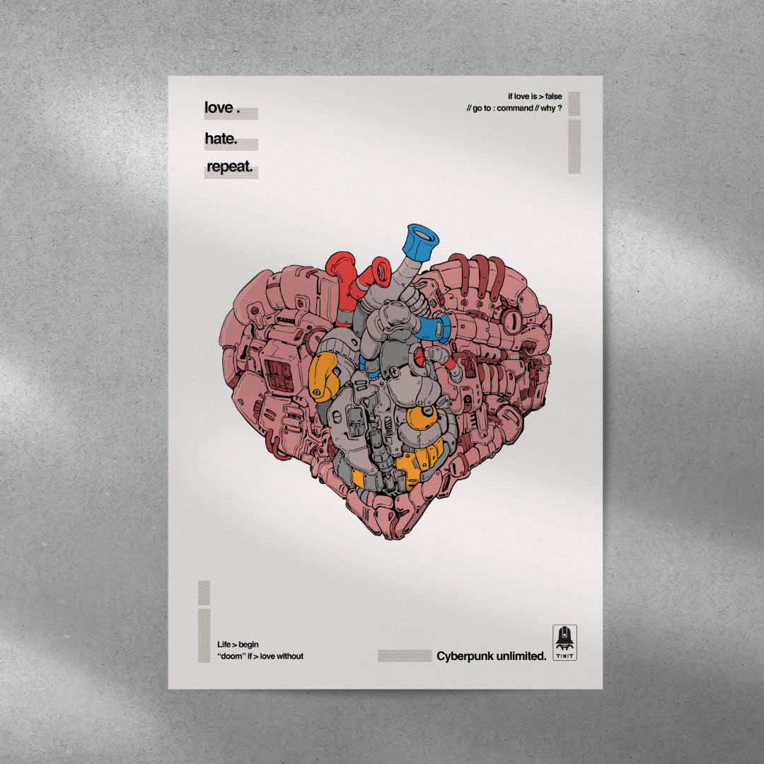 TixiT Art Print - Heart2heart
