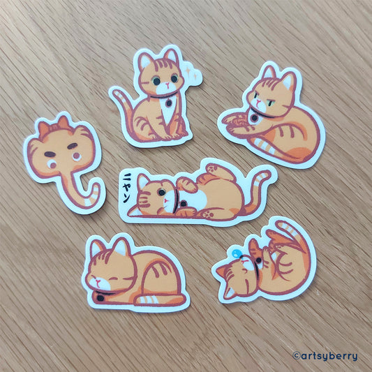 Waterproof Stickers // Mikan The Oyen