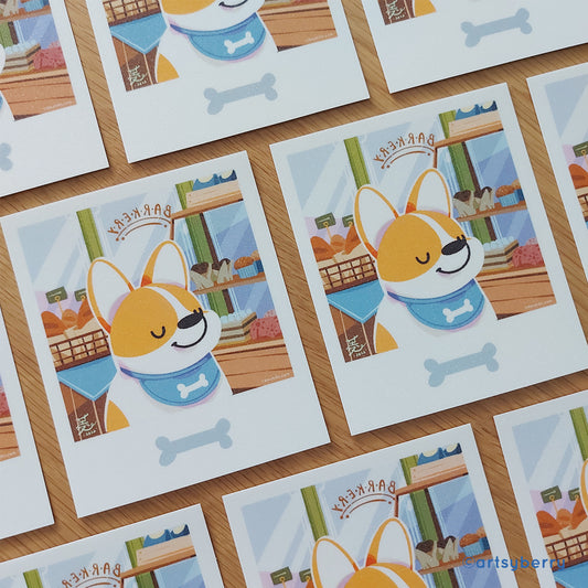 Sparkly Art Print // Mini Polaroid: Coco Chan